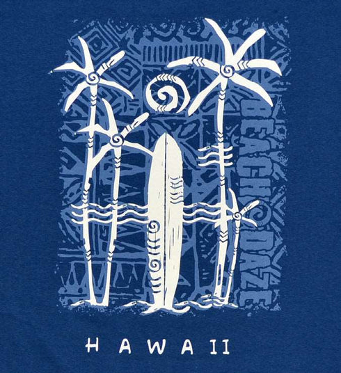 Beach Daze Screenprinted Hawaiian T-Shirt